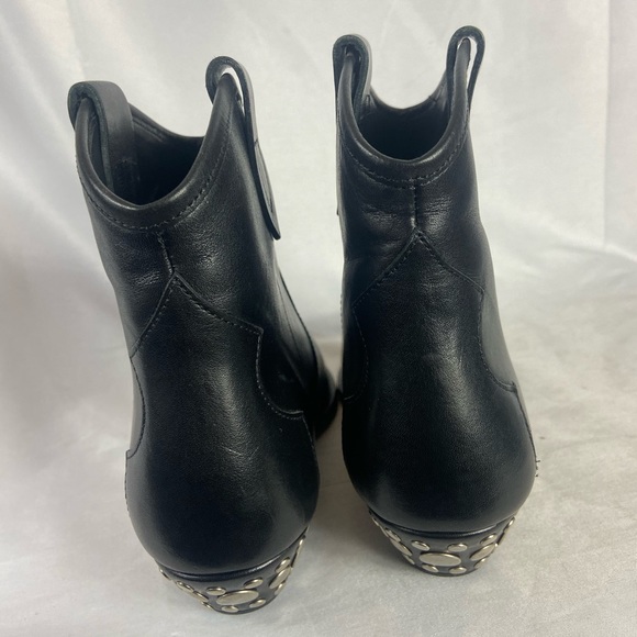 Isabel Marrant Black studded Cowboy style ankle booties EU35/US5 - Picture 4 of 5
